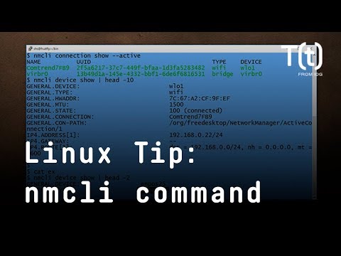 使用 nmcli 更改 IPv4 的网关和 IP 地址